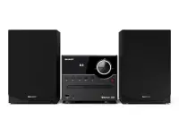 Sharp XL-B512(BK) Hi-Fi Micro System, CD/FM/USB/Bluetooth v5.0, 45W, Black | Sharp | Hi-Fi Micro System | XL-B512(BK) | Black | USB port | AUX in | Bluetooth | CD player | FM radio | Wireless connection – pilt 9