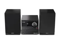 Sharp XL-B512(BK) Hi-Fi Micro System, CD/FM/USB/Bluetooth v5.0, 45W, Black | Sharp | Hi-Fi Micro System | XL-B512(BK) | Black | USB port | AUX in | Bluetooth | CD player | FM radio | Wireless connection – pilt 10
