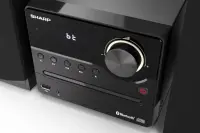 Sharp XL-B512(BK) Hi-Fi Micro System, CD/FM/USB/Bluetooth v5.0, 45W, Black | Sharp | Hi-Fi Micro System | XL-B512(BK) | Black | USB port | AUX in | Bluetooth | CD player | FM radio | Wireless connection – pilt 11
