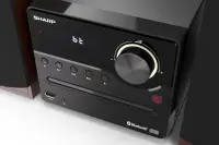 Sharp XL-B512(BR) Hi-Fi Micro System, CD/FM/USB/Bluetooth v5.0, 45W, Brown | Sharp | Hi-Fi Micro System | XL-B512(BR) | Brown | USB port | AUX in | Bluetooth | CD player | FM radio | Wireless connection