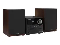 Sharp XL-B512(BR) Hi-Fi Micro System, CD/FM/USB/Bluetooth v5.0, 45W, Brown | Sharp | Hi-Fi Micro System | XL-B512(BR) | Brown | USB port | AUX in | Bluetooth | CD player | FM radio | Wireless connection – pilt 4
