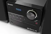 Sharp XL-B517D(BK) Hi-Fi Micro System, CD/FM/USB/Bluetooth v5.0, Aux-in, 45W, Black | Sharp | Hi-Fi Micro System | XL-B517D(BK) | Black | USB port | AUX in | Bluetooth | CD player | FM radio | Wireless connection – pilt 4