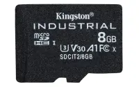 Kingston Technology Industrial 8 GB MicroSDHC UHS-I Klass 10