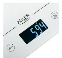 Adler | Kitchen scales | AD 3170 | Maximum weight (capacity) 15 kg | Graduation 1 g | Display type LCD | White – pilt 4