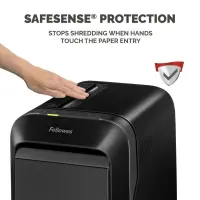 Fellowes LX Series Powershred LX220 paberihunt 65 dB Must – pilt 2