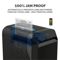 Fellowes LX Series Powershred LX220 paberihunt 65 dB Must – pilt 8