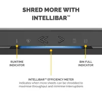 Fellowes LX Series Powershred LX220 paberihunt 65 dB Must – pilt 10