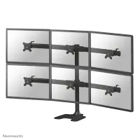 Neomounts FPMA-D700DD6 monitori kinnitus ja alus 68,6 cm (27") Laud Must