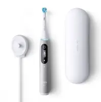 Oral-B | Toothbrush | iO Series 6 | Rechargeable | For adults | Number of brush heads included 1 | Number of teeth brushing modes 5 | Grey Opal – pilt 3