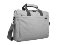 Natec Laptop Bag, Mustela, 15.6", Grey | Natec | Mustela | Fits up to size 15.6 " | Toploading laptop case | Shoulder strap | Grey – pilt 4