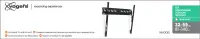 Vogels | Wall mount | MA3010-A1 | Tilt | 32-55 " | Maximum weight (capacity) 40 kg | Black – pilt 5