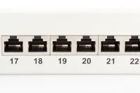 Digitus | Patch Panel | DN-91624S | 48.2 x 4.4 x 10.9 cm | Category: CAT 6; Ports: 24 x RJ45; Retention strength: 7.7 kg; Insertion force: 30N max | White – pilt 6