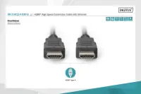Digitus | High Speed HDMI Cable with Ethernet | AK-330114-030-S | HDMI male (type A) | HDMI male (type A) | HDMI to HDMI | 3 m – pilt 2