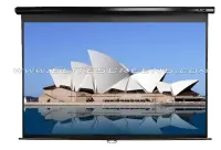 Elite Screens | Manual Series | M99UWS1 | Diagonal 99 " | 1:1 | Viewable screen width (W) 178 cm | Black – pilt 22