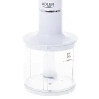Adler | Hand blender set | AD 4620 | Hand Blender | 800 W | Number of speeds 2 | Chopper | White – pilt 4