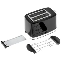 Camry | Toaster | CR 3218 | Power 750 W | Number of slots 2 | Housing material Plastic | Black – pilt 6