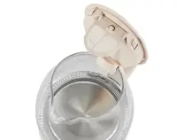 Adler | Kettle | AD 1283C | Electric | 900 W | 1 L | Glass | 360° rotational base | Cream – pilt 4