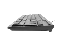 Natec | Keyboard | Discus 2 Slim | Standard | Wired | US | Black