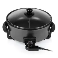 Tristar | Multifunctional grill pan XL | PZ-9135 | Diameter 30 cm | Grill | 1500 W | Lid included | Fixed handle | Black – pilt 5