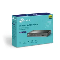 TP-Link TL-SF1008LP võrgulüliti Mittejuhitav Fast Ethernet (10/100) Power over Ethernet tugi Must – pilt 2