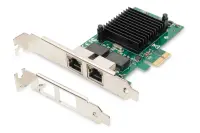 Digitus | Gigabit Ethernet PCI Express Card, 2-port 32-bit, low profile bracket, Intel chipset | DN-10132