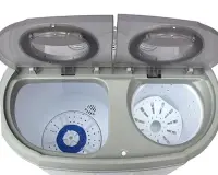 Camry | Washing machine | CR 8052 | Top loading | Washing capacity 3 kg | 1300 RPM | Depth 40 cm | Width 60 cm | White-Grey – pilt 10