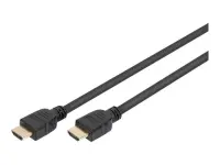 Digitus | Ultra High Speed HDMI Cable with Ethernet | AK-330124-010-S | HDMI Male (type A) | HDMI Male (type A) | HDMI to HDMI | 1 m