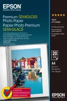 Premium Semigloss Photo Paper, DIN A4, 251g/mÂ², 20 Sheets | A4