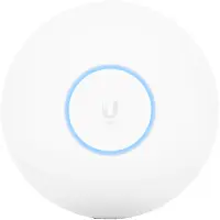 UBIQUITI U6 Pro; WiFi 6; 6 spatial streams; 140 m² (1,500 ft²) coverage; 350+ connected devices; Powered using PoE; GbE uplink.