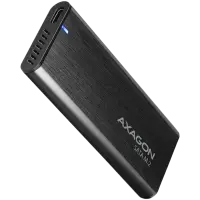 AXAGON EEM2-SBC, M.2 SATA screwless RAW box, black, SuperSpeed USB-C 10 Gbps