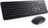 Dell | Keyboard and Mouse | KM3322W | Keyboard and Mouse Set | Wireless | Batteries included | Wireless connection | US | Black