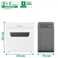 Paberipurustaja Leitz IQ Protect Premium 6X, P-4, 4 x 40 mm, 10 l – pilt 3