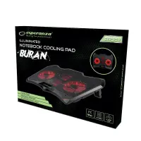 Esperanza Sülearvuti Jahutusalus LED Valgustus EGC102 Buran – pilt 3
