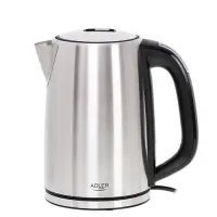 Adler | Kettle | AD 1340 | Electric | 2200 W | 1.7 L | Stainless steel | 360° rotational base