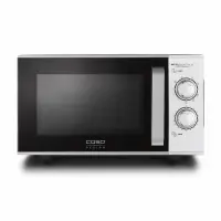 Caso | Ceramic Microwave Oven with Grill | MG 25 Ecostyle | Free standing | 900 W | 25 L | Grill | Silver