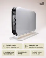 Mill | Heater | SG2000MEC | Convection Heater | 2000 W | Number of power levels 3 | Suitable for rooms up to 5-20 m² | White | N/A – pilt 13