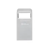Kingston | USB 3.2 Flash Drive | DataTraveler micro | 64 GB | USB 3.2 | Silver