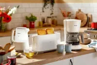 Philips | Toaster | HD2590/00 Daily Collection | Power 870-1030 W | Number of slots 2 | Housing material Plastic | White – pilt 5