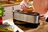 Philips | Toaster | HD2692/90 Viva Collection | Power 950 W | Number of slots 2 | Housing material  Metal/Plastic | Black – pilt 4