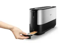 Philips | Toaster | HD2692/90 Viva Collection | Power 950 W | Number of slots 2 | Housing material  Metal/Plastic | Black – pilt 9