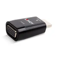 Lindy 38194 kaabli soomuutja HDMI Type A (Standard) VGA Must