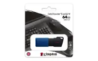 Kingston Technology DataTraveler Exodia M USB-välkmälu 64 GB USB tüüp A 3.2 Gen 1 (3.1 Gen 1) Must, Sinine – pilt 22