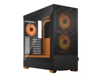 Fractal Design | Pop Air RGB | Side window | Orange Core TG Clear Tint | ATX, mATX, Mini ITX | ATX