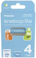 Panasonic | Rechargeable Batteries | ENELOOP Lite BK-4LCCE/4BE | AAA | 550 mAh | 4 pc(s)