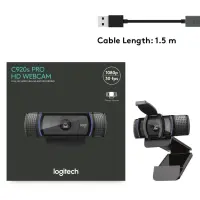 Logitech C920 Pro HD veebikaamera 1920 x 1080 pikslit USB Must – pilt 3
