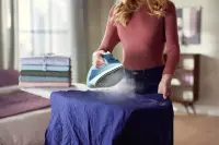 Philips | Iron | DST5030/20 | Steam Iron | 2400 W | Water tank capacity 320 ml | Continuous steam 45 g/min | Steam boost performance 180 g/min | Blue/White