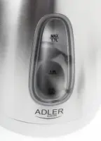 Adler | Kettle | AD 1223 | Standard | 2200 W | 1.7 L | Stainless steel | 360° rotational base | Stainless steel – pilt 13