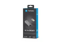Natec Ethernet Adapter, Cricket USB 3.0, USB 3.0 to RJ45, Black | Natec | Ethernet Adapter Network Card | NNC-1924 Cricket USB 3.0