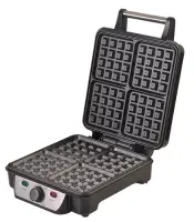 Camry | Waffle maker | CR 3025 | 1150 W | Number of pastry 4 | Belgium | Black/Stainless steel – pilt 3