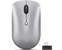 Lenovo | Compact Mouse | 540 | Wireless | Red optical sensor | 2.4 GHz via USB-C | Cloud Grey | 1 year(s)